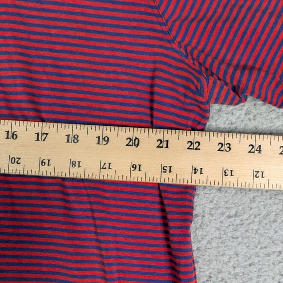Tasc Polo Mens Size XXL Red Blue Stripe Golf Polo Bamboo - Picture 4 of 7